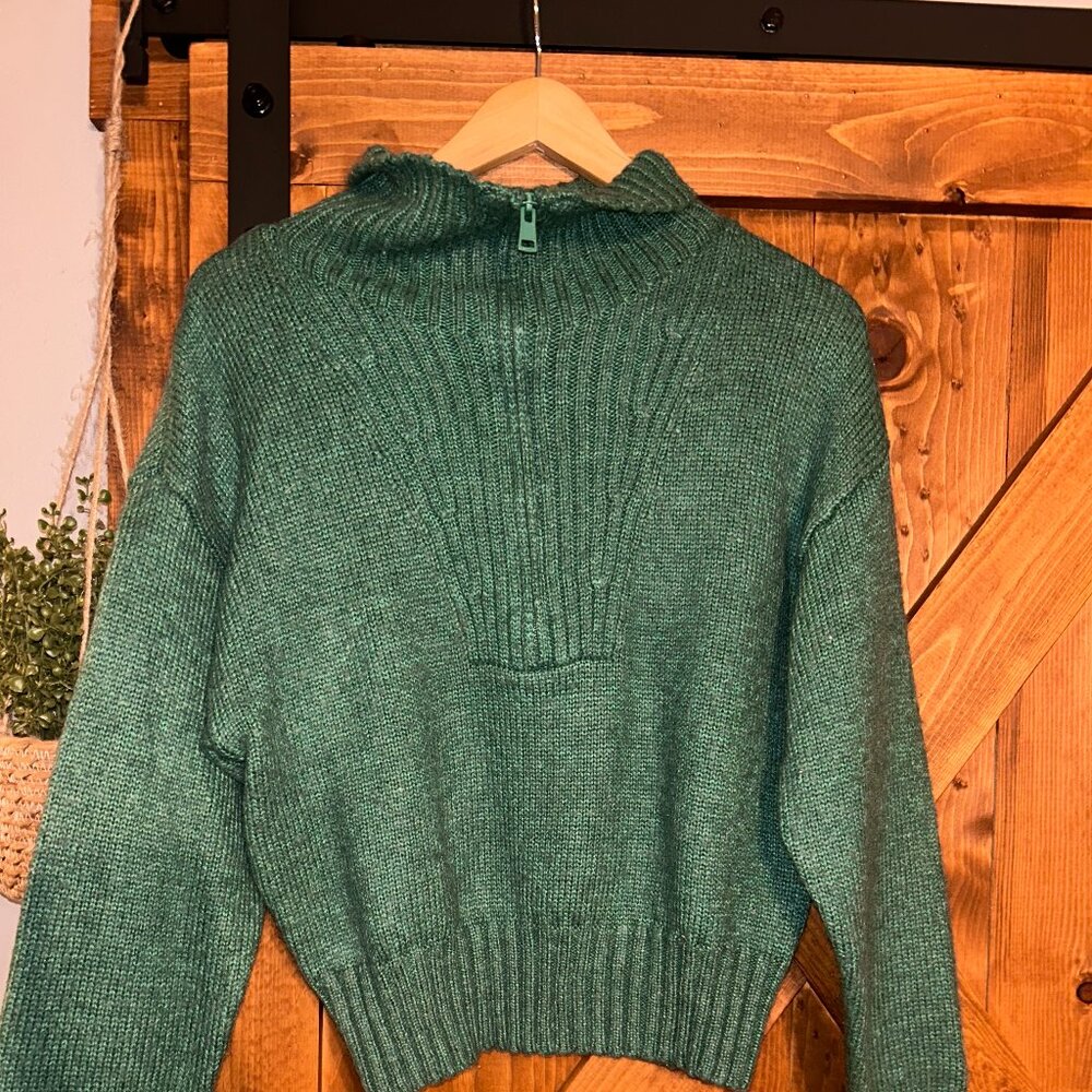 American Eagle quarter zip sweater